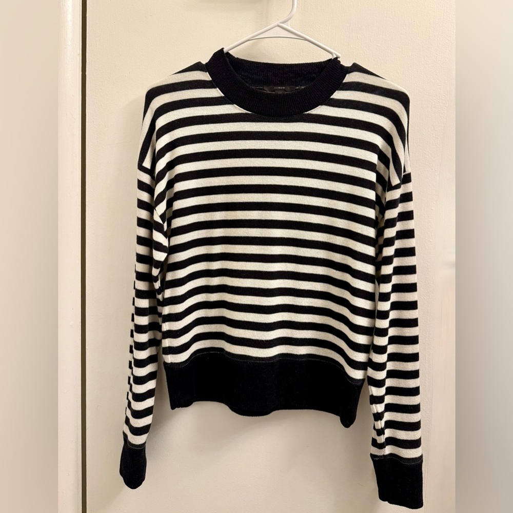 J. Crew Striped Knit Top